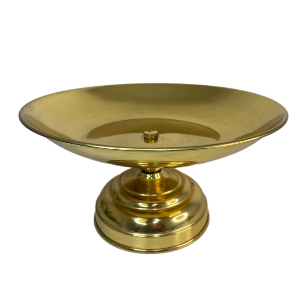 Solid Brass Pedestal Bowl by Hallmark Accessories